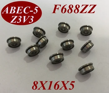 50Pcs F688ZZ F688Z F688-ZZ 8X16X5 mm Miniature high speed deep groove Ball Bearings Flange Roller flanged bearing
50Pcs F688ZZ F688Z F688-ZZ 8X16X5 mm Miniature high speed deep groove Ball Bearings Flange Roller flanged bearing