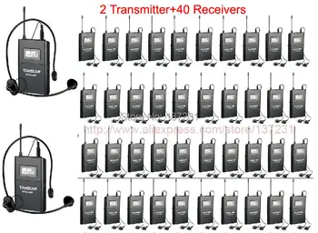 New Takstar WTG-500 UHF Wireless audio system for Tourist guide/Simultaneous interpretation/Teaching 2 Transmitters+40 Receivers
New Takstar WTG-500 UHF Wireless audio system for Tourist guide/Simultaneous interpretation/Teaching 2 Transmitters+40 Receivers