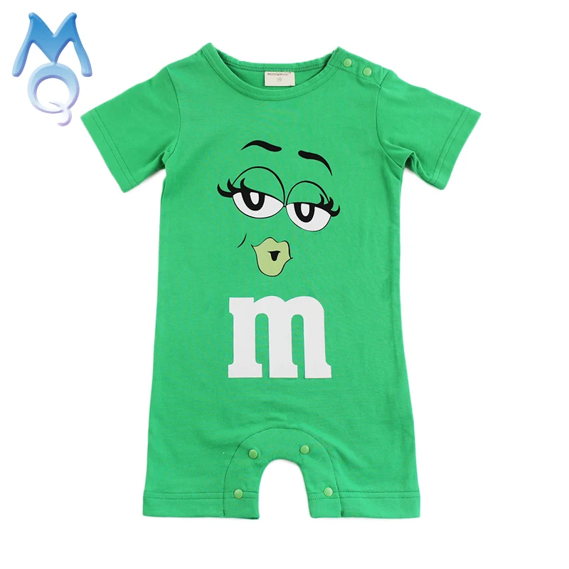 2018 Summer Baby Boy Romper Short Sleeve Cotton Infant Jumpsuit Cartoon Printed Baby Girl Rompers Newborn Baby Clothes 4 Color 13