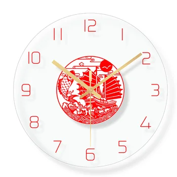 Chinese TraditionalWall Clock Home Decor Modern Quartz Round Clocks Glass Wall Watch Living Room Duvar Saati Clock Design 50w001
Chinese TraditionalWall Clock Home Decor Modern Quartz Round Clocks Glass Wall Watch Living Room Duvar Saati Clock Design 50w001