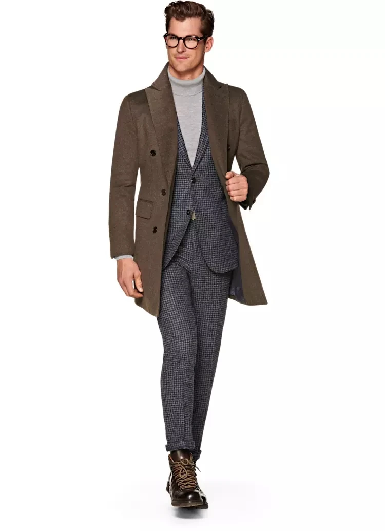 Autumn Winter custom made Long Coats Dark Brown double Breasted 6 button Thick Wool and Cashmere Blend Overcoat Full Topcoat
Autumn Winter custom made Long Coats Dark Brown double Breasted 6 button Thick Wool and Cashmere Blend Overcoat Full Topcoat