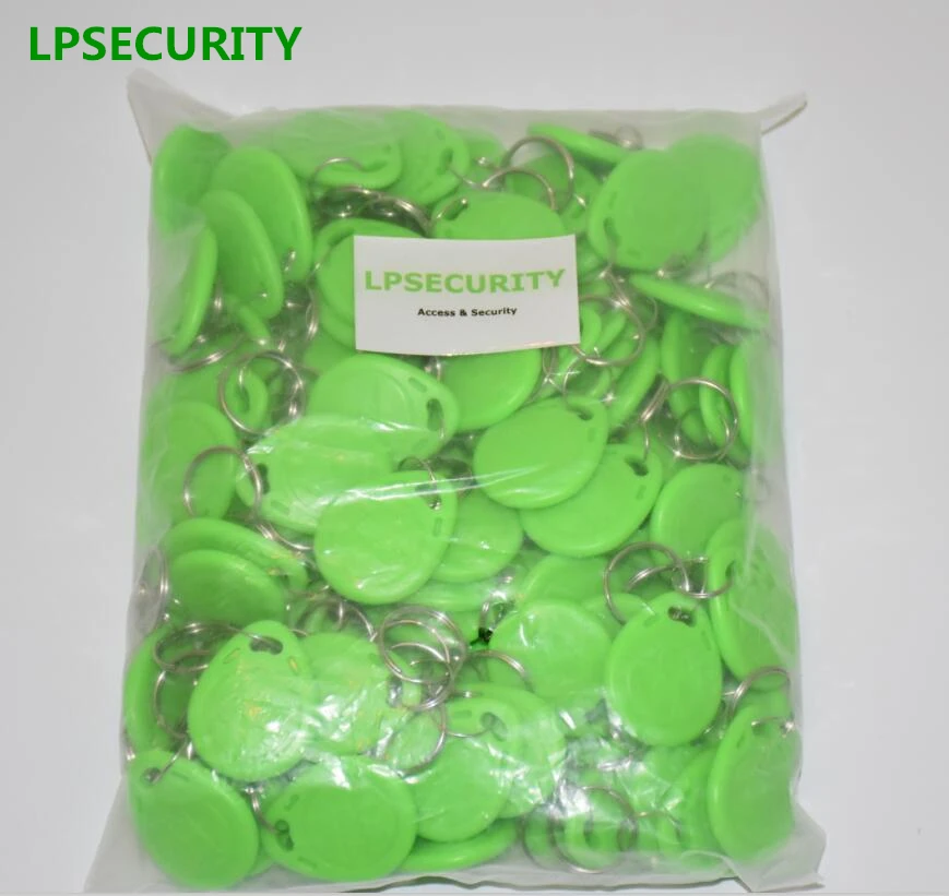 100pcs 125Khz Keychains RFID Proximity ID Card Token Tags Key Fobs for access control(can't be copied and written)
100pcs 125Khz Keychains RFID Proximity ID Card Token Tags Key Fobs for access control(can't be copied and written)