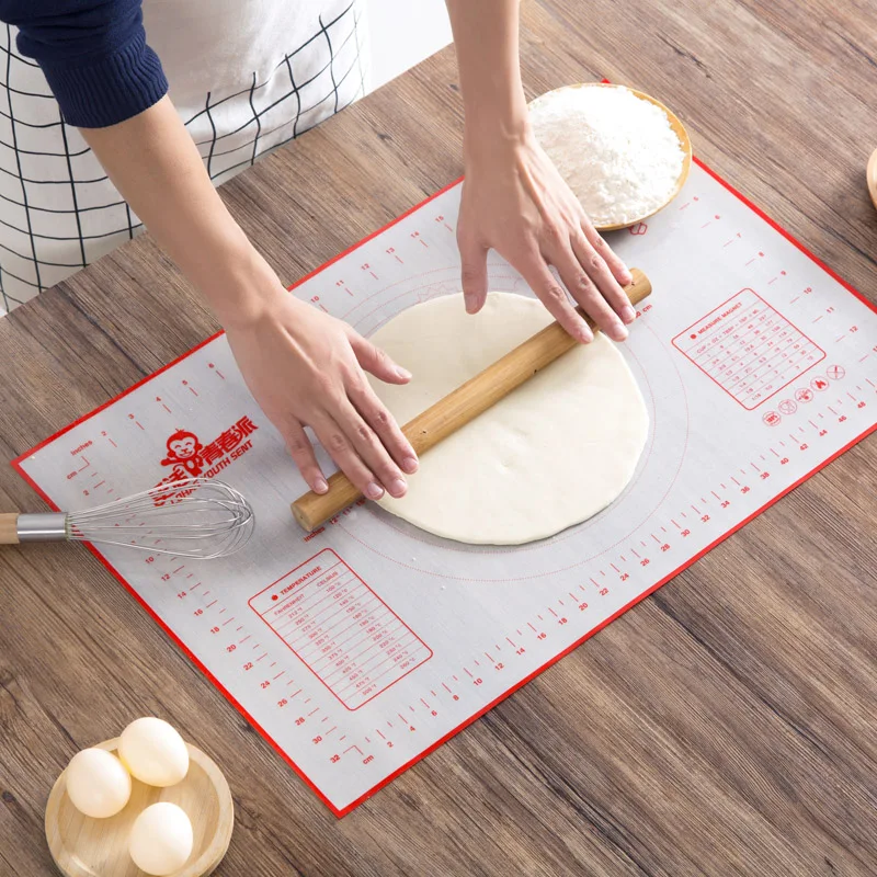1PCS thick silicone kneading dough baking large panel mats household tools baking pan pad chopping board and surface silicone
1PCS thick silicone kneading dough baking large panel mats household tools baking pan pad chopping board and surface silicone