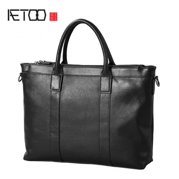 AETOO Leather men's bag handbag Shoulder Messenger bag original casual bag business briefcase computer bag soft leather
AETOO Leather men's bag handbag Shoulder Messenger bag original casual bag business briefcase computer bag soft leather