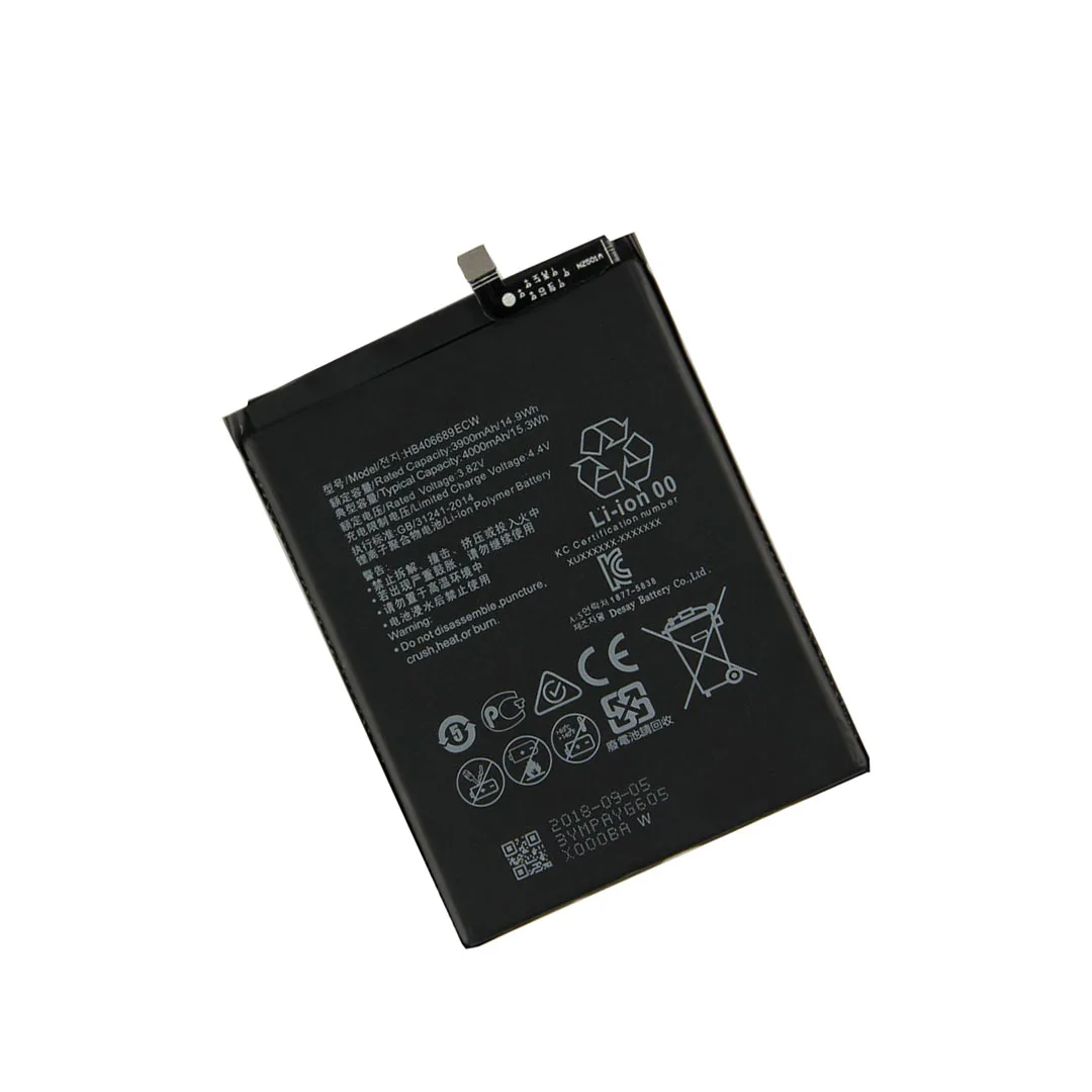 Replacement Battery 4000mAh HB406689ECW For Huawei Enjoy 7 Plus TRT-L53 TRT-L21A TRT-AL00 TL10A Y7 TRT-LX1 /LX2/LX23
Replacement Battery 4000mAh HB406689ECW For Huawei Enjoy 7 Plus TRT-L53 TRT-L21A TRT-AL00 TL10A Y7 TRT-LX1 /LX2/LX23