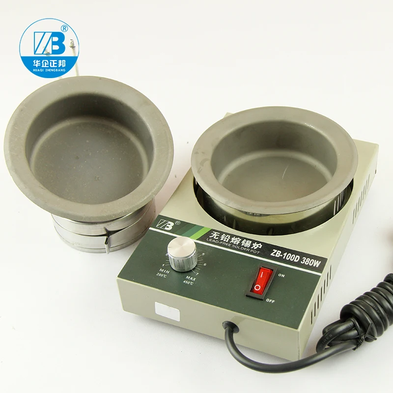 Best Price Solder Pot Soldering Desoldering Bath Titanium Plate 100mm 220V 380W 200-450 Celsius Electric Soldering Irons
Best Price Solder Pot Soldering Desoldering Bath Titanium Plate 100mm 220V 380W 200-450 Celsius Electric Soldering Irons
