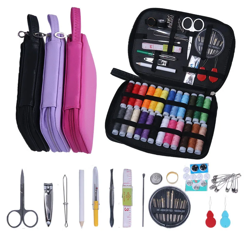 Sewing Box Kit DIY Needlework Tools Sewing Supplies Thread Needles Scissor Tailoring Tape Storage Travel Sewing Bag
Sewing Box Kit DIY Needlework Tools Sewing Supplies Thread Needles Scissor Tailoring Tape Storage Travel Sewing Bag