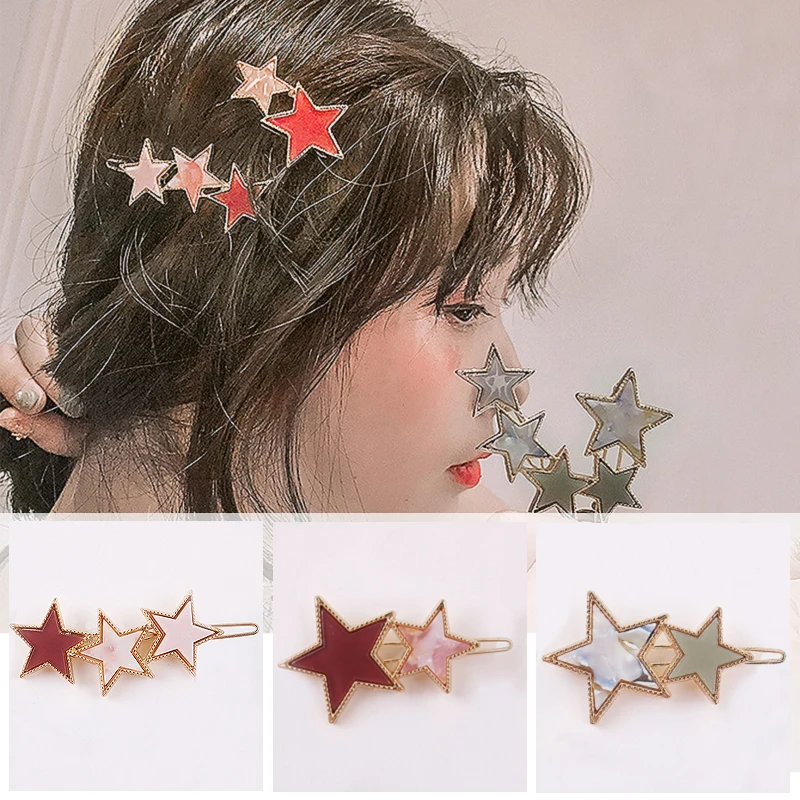 Sweet Metal Geometry Wild Hairpin Five-pointed Star Round Side Hair Clip Hair Accessories Alloy Pinkycolor Bangs Clip
Sweet Metal Geometry Wild Hairpin Five-pointed Star Round Side Hair Clip Hair Accessories Alloy Pinkycolor Bangs Clip