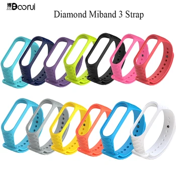BOORUI mi band 3 strap diamond correa wrist strap for xiaomi mi 3 smart bracelets pulsera replace Belt for xiaomi mi3 smartband
BOORUI mi band 3 strap diamond correa wrist strap for xiaomi mi 3 smart bracelets pulsera replace Belt for xiaomi mi3 smartband