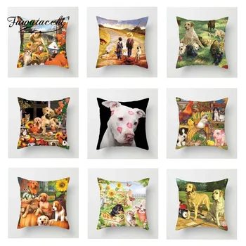 Fuwatacchi Dogs Pig Cushion Covers Various Dogs Pillow Covers for Home Sofa Decor Funny Poppys Square Plush Pillowcases 2019
Fuwatacchi Dogs Pig Cushion Covers Various Dogs Pillow Covers for Home Sofa Decor Funny Poppys Square Plush Pillowcases 2019