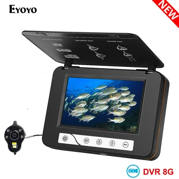 EYOYO Waterproof IP68 DVR Fish Finder 5"LCD Monitor Video Camera 1000TVL Underwater Ice Fishing ecoscandaglio camera peche
EYOYO Waterproof IP68 DVR Fish Finder 5"LCD Monitor Video Camera 1000TVL Underwater Ice Fishing ecoscandaglio camera peche