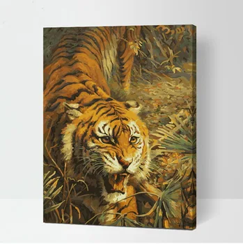 Framed painting by numbers for home decor diy digital canvas picture oil painting for living room king of tiger
Framed painting by numbers for home decor diy digital canvas picture oil painting for living room king of tiger