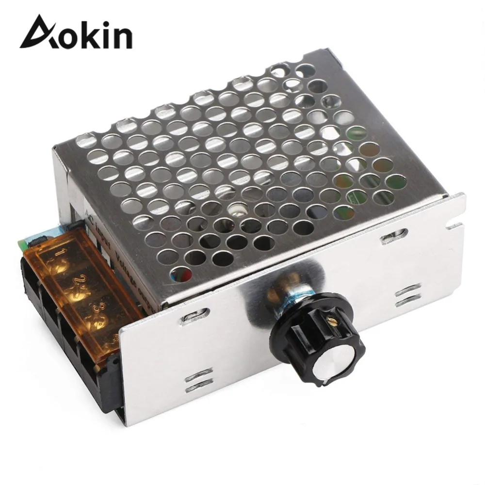 4000W 110V 220V AC SCR Voltage Regulator Motor Speed Controller Control Dimming Dimmers Thermostat Import High-power
4000W 110V 220V AC SCR Voltage Regulator Motor Speed Controller Control Dimming Dimmers Thermostat Import High-power