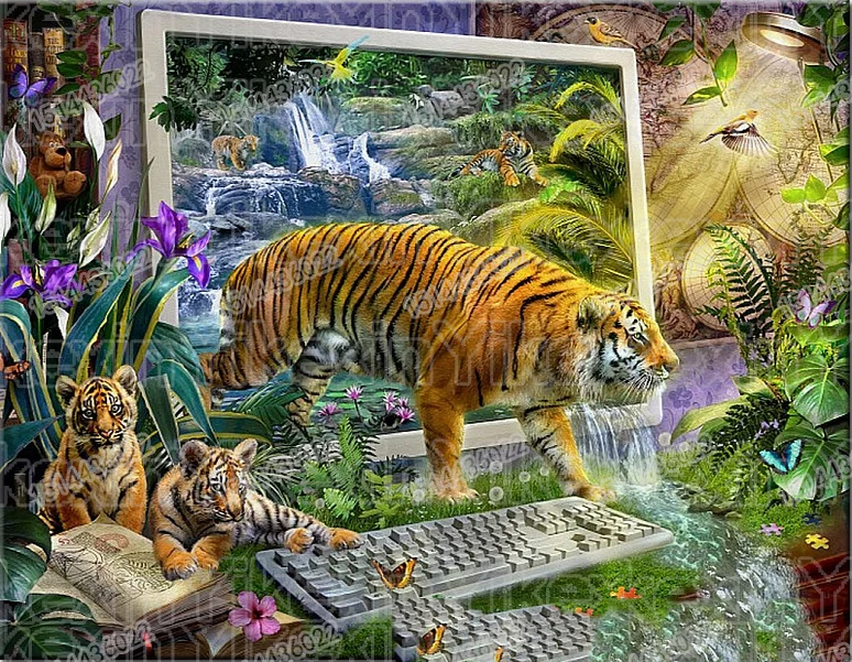 5D Diamond Embroidery animals,fantasy,cat,bird,tiger Diy Diamond Painting Diamond Mosaic full round drill Diamond Picture
5D Diamond Embroidery animals,fantasy,cat,bird,tiger Diy Diamond Painting Diamond Mosaic full round drill Diamond Picture