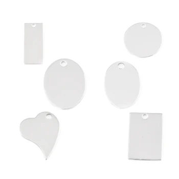 FUNIQUE 30PCs Silver Tone Stainless Steel Dog Tags Pendants Stamping Blanks Necklaces Pendants ID Bracelets Jewelry Making DIY
FUNIQUE 30PCs Silver Tone Stainless Steel Dog Tags Pendants Stamping Blanks Necklaces Pendants ID Bracelets Jewelry Making DIY
