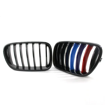 Left Right Side Car Gloss Black M-Color Front Bumper Kidney Grille Grill for BMW F25 X3 2011-2013 2012
Left Right Side Car Gloss Black M-Color Front Bumper Kidney Grille Grill for BMW F25 X3 2011-2013 2012