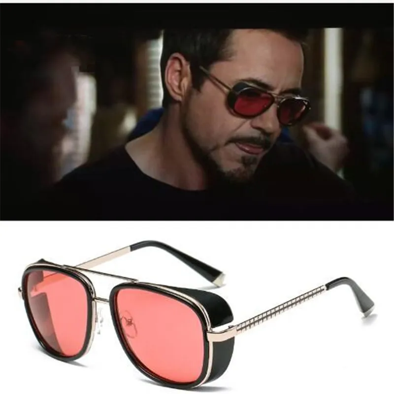 Movie Vengeance Iron Man 3 stark Glasses Cosplay Costume Props Sunglasses Men retro Sun Glasses Oculos Masculino Gafas de
Movie Vengeance Iron Man 3 stark Glasses Cosplay Costume Props Sunglasses Men retro Sun Glasses Oculos Masculino Gafas de