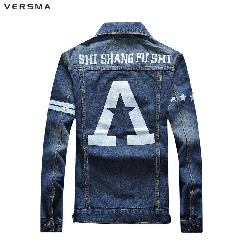VERSMA Fashion Pattern Male Denim Jacket Harujuku Mens Cargo Shirts American Denim Shirt Girls Denim Jacket for Women Men Blouse
VERSMA Fashion Pattern Male Denim Jacket Harujuku Mens Cargo Shirts American Denim Shirt Girls Denim Jacket for Women Men Blouse