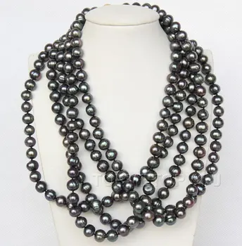 Free shipping@@@@@wholesale 5piece 10mm black round freshwater pearls necklace 17" E2767
Free shipping@@@@@wholesale 5piece 10mm black round freshwater pearls necklace 17" E2767