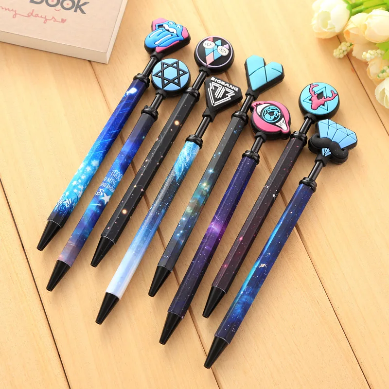 8 pcs/lot Korean stationery Cute Sky starry gel pens for writing Kawaii Funny Head black roll pen Office school supplies
8 pcs/lot Korean stationery Cute Sky starry gel pens for writing Kawaii Funny Head black roll pen Office school supplies