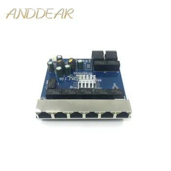 Industrial Ethernet Switch Module 5 Ports Unmanaged10/100/1000mbps PCBA board OEM Auto-sensing Ports PCBA board OEM Motherboard
Industrial Ethernet Switch Module 5 Ports Unmanaged10/100/1000mbps PCBA board OEM Auto-sensing Ports PCBA board OEM Motherboard