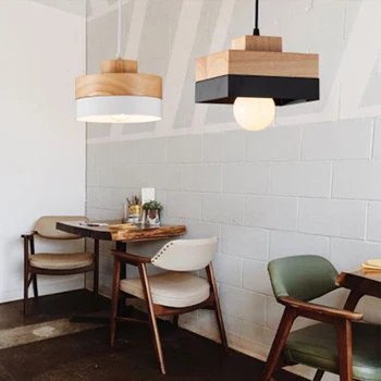 Nordic Loft Wooden Pendant Lamp Round/Square Iron Pendant Lights Cafe Bar Restaurant Bedroom Bedside Deco Hanging Lamp Luminaire
Nordic Loft Wooden Pendant Lamp Round/Square Iron Pendant Lights Cafe Bar Restaurant Bedroom Bedside Deco Hanging Lamp Luminaire