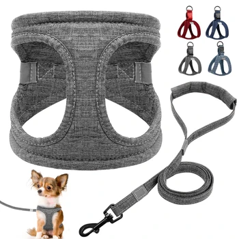 Dog Harness for Small Dogs Reflective Pet Harness and Leash Set Soft Padded Cat Vest Dog Lead Leash For Chihuahua Bulldog
Dog Harness for Small Dogs Reflective Pet Harness and Leash Set Soft Padded Cat Vest Dog Lead Leash For Chihuahua Bulldog