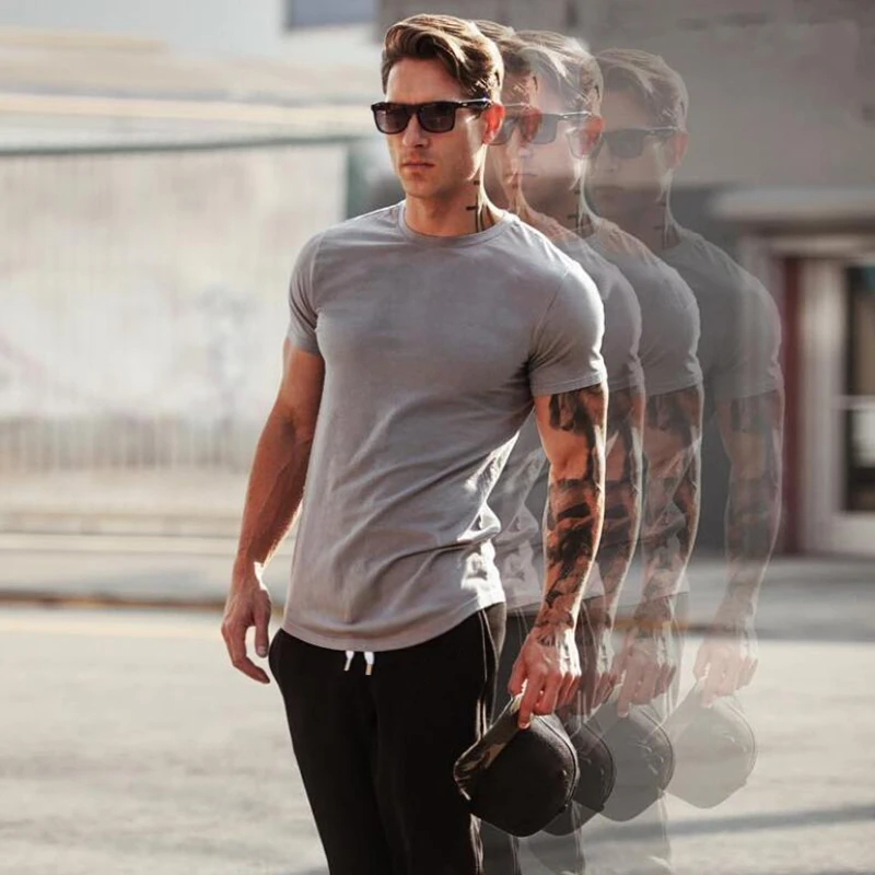 Summer Sport Mens Joggers Running T Shirt Men Gym Crossfit Tops Sportwear Fitness Tshirt Male Cotton Shirt Bodybuilding T-Shirt
Summer Sport Mens Joggers Running T Shirt Men Gym Crossfit Tops Sportwear Fitness Tshirt Male Cotton Shirt Bodybuilding T-Shirt
