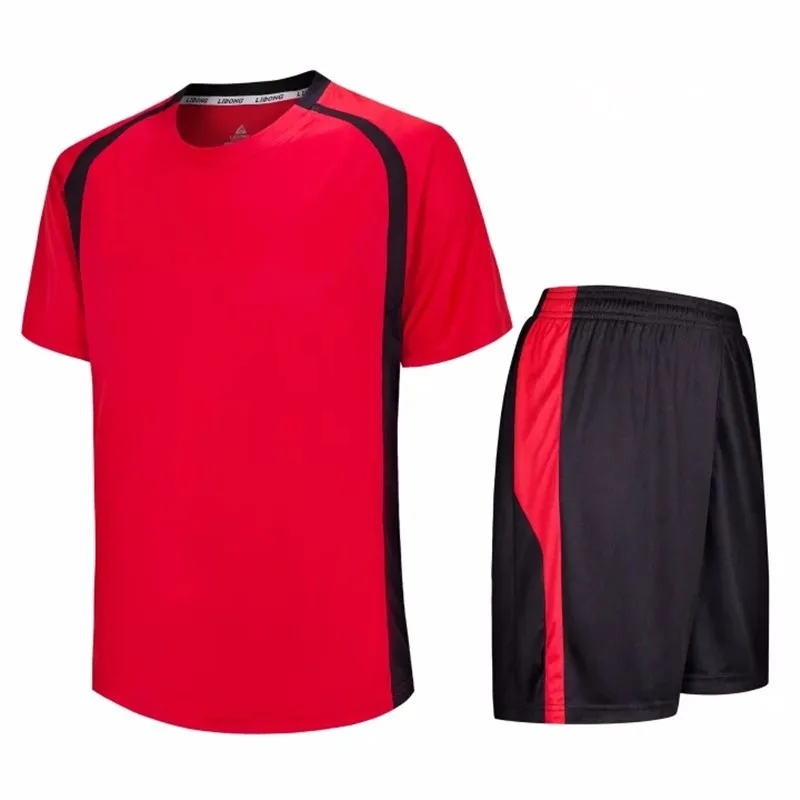 2018 New Men Sport Football Soccer Jerseys Uniforms futbol Training suit Breathable Short jersey set shirts Pants DIY Customized 2018 New Men Sport Football Soccer Jerseys Uniforms futbol Training suit Breathable Short jersey set shirts Pants DIY Customized