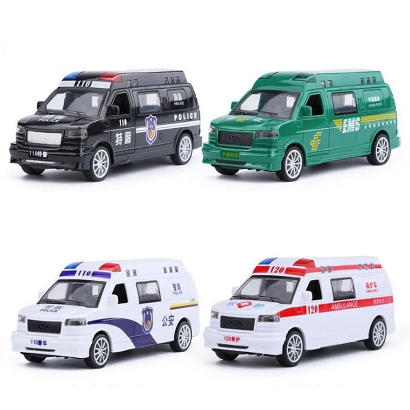 1:32 Hospital Rescue Ambulance Police Plastic Cars Model Pull Back Sound and Light Alloy Diecast Car Toys For Children
1:32 Hospital Rescue Ambulance Police Plastic Cars Model Pull Back Sound and Light Alloy Diecast Car Toys For Children