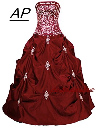 ANGELSBRIDEP Red Quinceanera Dresses 15 Party Formal Embroidery Floor-Length Satin Ball Gown Celebrity Ddebutante Dress
ANGELSBRIDEP Red Quinceanera Dresses 15 Party Formal Embroidery Floor-Length Satin Ball Gown Celebrity Ddebutante Dress