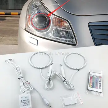 2pcs Super bright RGB LED Headlight Halo Angel Demon Eyes Kit with a remote control car styling for 2006 2007 2008 infiniti G35
2pcs Super bright RGB LED Headlight Halo Angel Demon Eyes Kit with a remote control car styling for 2006 2007 2008 infiniti G35