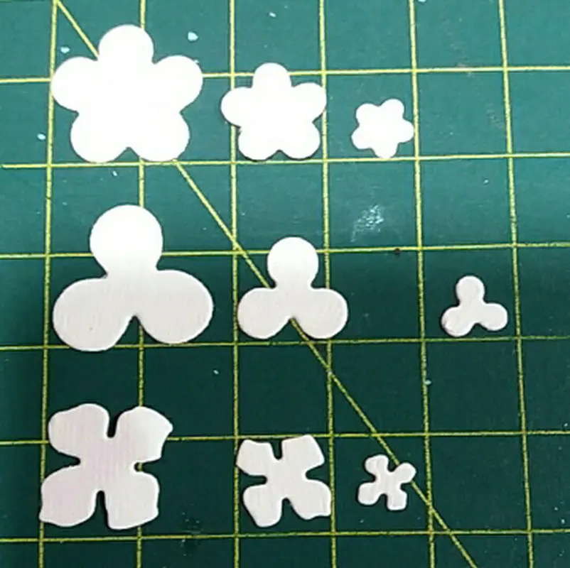 3pcs/set Flowers Metal Cutting Dies Scrapbooking Carbon steel Die Embossing Cut Stencils DIY Christmas Decorative Cards | Дом и сад