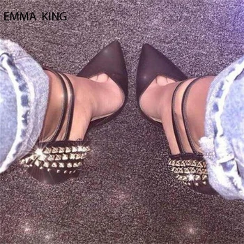 Zapatos De Mujer New Summer Gold Rivets Stud Buckle Strap Gladiator Sandals Women Black Pumps Pointed Toe High Heels Shoes Woman
Zapatos De Mujer New Summer Gold Rivets Stud Buckle Strap Gladiator Sandals Women Black Pumps Pointed Toe High Heels Shoes Woman