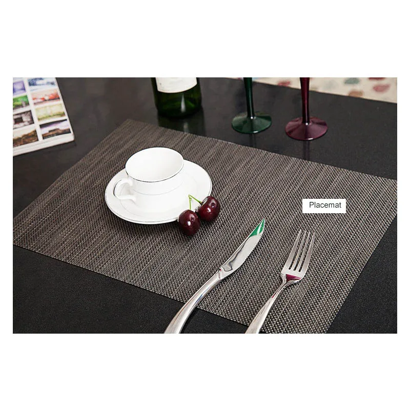 YIBO PVC Tableware Pad Housewear Furnishings Kitchen Tabletop Appliances High Temperature Protection Rectangle Tableware Pad
YIBO PVC Tableware Pad Housewear Furnishings Kitchen Tabletop Appliances High Temperature Protection Rectangle Tableware Pad
