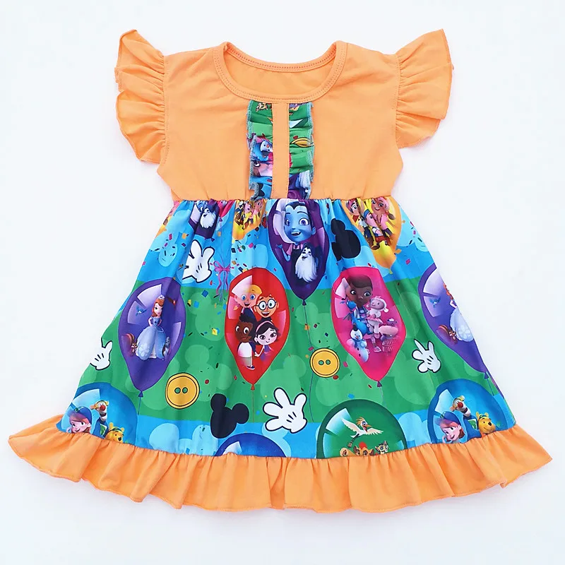 New Milk Silk Carton Girls Children Clothes Baby Short Sleeve Ruffle Dress Boutique Kids Wear Baby Girls Cute Dress
New Milk Silk Carton Girls Children Clothes Baby Short Sleeve Ruffle Dress Boutique Kids Wear Baby Girls Cute Dress