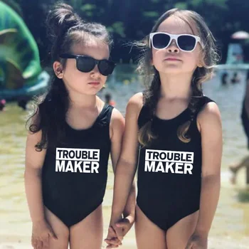 Trouble Maker Print One Piece Swinsuit Swimsuit Baby Swimwear Girls One Piece Swimsuits Bathing Suit Child Parent-Kid Beachwear
Trouble Maker Print One Piece Swinsuit Swimsuit Baby Swimwear Girls One Piece Swimsuits Bathing Suit Child Parent-Kid Beachwear