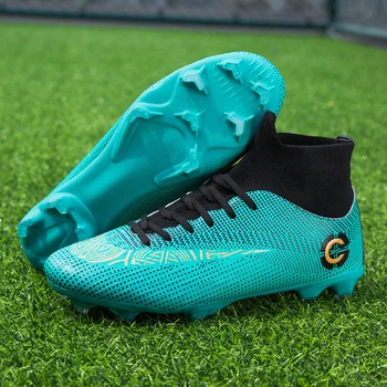 New Adults Men's Outdoor Soccer Cleats Shoes High Top FG Football Boots Training Sports Sneakers Shoes
New Adults Men's Outdoor Soccer Cleats Shoes High Top FG Football Boots Training Sports Sneakers Shoes