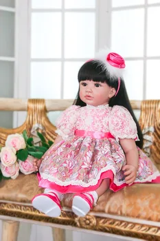 NPK 60cm Hot sale dollar Victoria adorable Lifelike newborn Baby Bonecas Bebe kid toy girl silicone reborn baby dolls
NPK 60cm Hot sale dollar Victoria adorable Lifelike newborn Baby Bonecas Bebe kid toy girl silicone reborn baby dolls