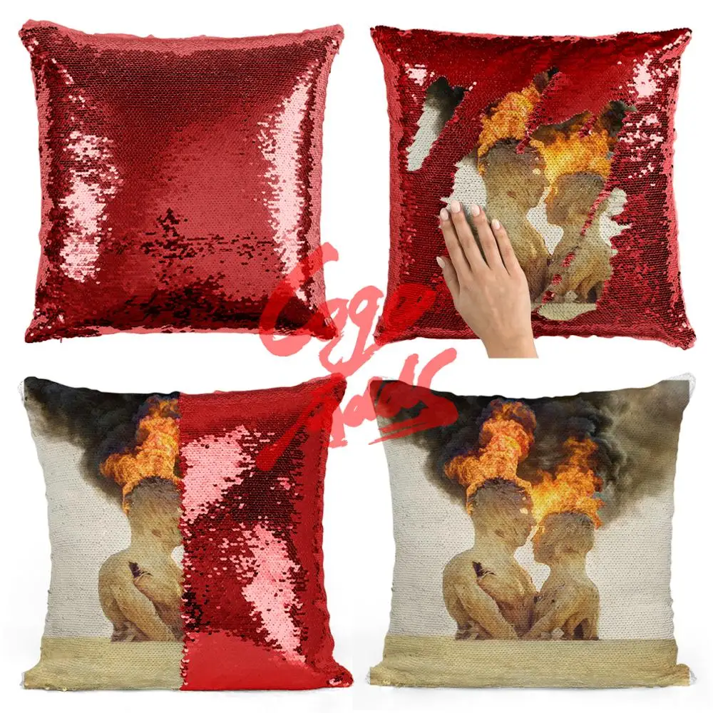 Burning Man Reversible Sequin Throw Pillow Mermaid Pillow Case Magical Color Changing Home Decor Sofa Cushions Cover 40x40cm
Burning Man Reversible Sequin Throw Pillow Mermaid Pillow Case Magical Color Changing Home Decor Sofa Cushions Cover 40x40cm