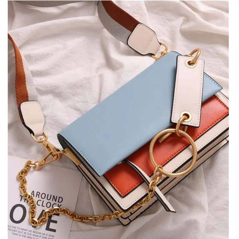 WOONAM Women Fashion Handbag Top Hide Genuine Calf Leather Contrast Color Messenger Shoulder Bag WB985
WOONAM Women Fashion Handbag Top Hide Genuine Calf Leather Contrast Color Messenger Shoulder Bag WB985