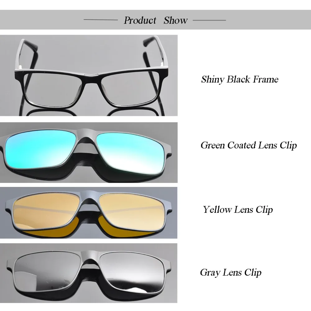 product show -shiny black frame
