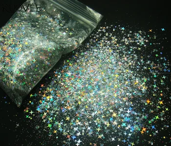 Mixed Four Angle Stars Holographic Silver Glitter Powder Sequin Shapes for DIY Nail Art Makeup Facepainting Craft
Mixed Four Angle Stars Holographic Silver Glitter Powder Sequin Shapes for DIY Nail Art Makeup Facepainting Craft