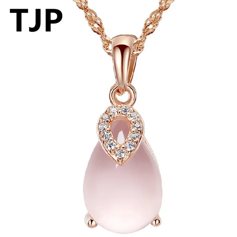 TJP Bright Pink Stone Pendants Necklace For Women Engagement Party Top Quality 925 Sterling Silver Choker Necklace Jewelry Hot
TJP Bright Pink Stone Pendants Necklace For Women Engagement Party Top Quality 925 Sterling Silver Choker Necklace Jewelry Hot