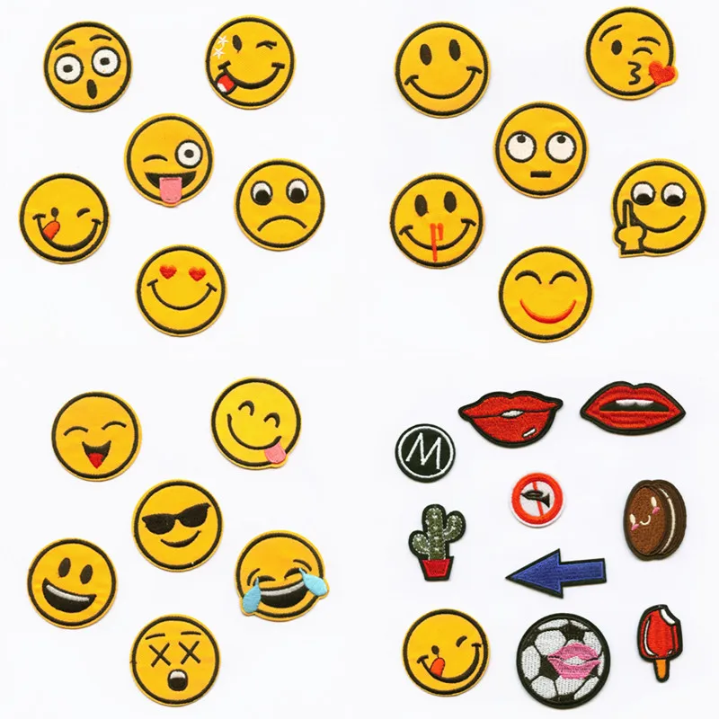 Yellow Smile Rich Expression Patchwork Patch Embroidered Patches For Clothing Iron On For Close Shoes Bags Badges Embroidery
Yellow Smile Rich Expression Patchwork Patch Embroidered Patches For Clothing Iron On For Close Shoes Bags Badges Embroidery