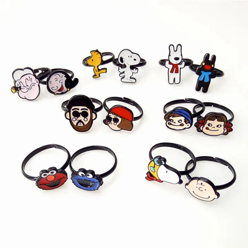 Classic cartoon Popeye Leon puppy ring Olive Oyl Bluto fashion funny adjustable opening female rings finger jewelry Accessories
Classic cartoon Popeye Leon puppy ring Olive Oyl Bluto fashion funny adjustable opening female rings finger jewelry Accessories