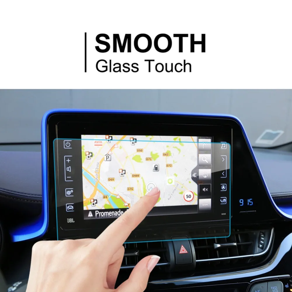 RUIYA screen protective film for Toyota C-HR car navigation touch center display screen,9H tempered glass screen protective film
RUIYA screen protective film for Toyota C-HR car navigation touch center display screen,9H tempered glass screen protective film