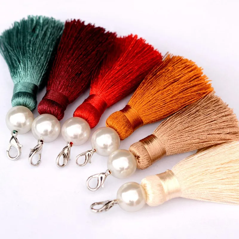 1PC Imitation Pearl Tassel Bag Keychain Phone Decorate Pendant DIY Accessories Material Sewing Garment Handmade Craft Supplies
1PC Imitation Pearl Tassel Bag Keychain Phone Decorate Pendant DIY Accessories Material Sewing Garment Handmade Craft Supplies