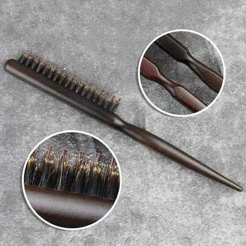 Hot High Quality Hair Combs Salon Comb Hair Teasing Brush Three Row Natural Boar Bristle Hair Comb Drop Shipping
Hot High Quality Hair Combs Salon Comb Hair Teasing Brush Three Row Natural Boar Bristle Hair Comb Drop Shipping