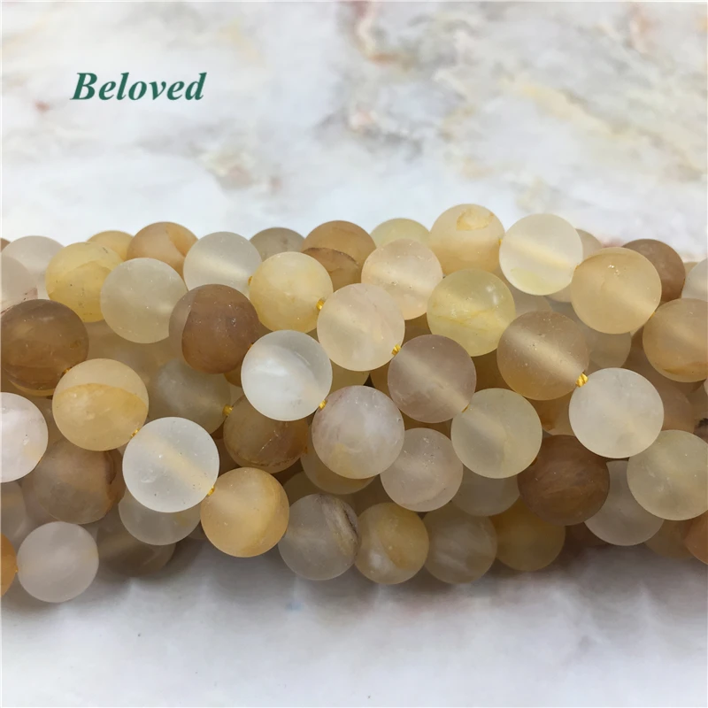 Natural Round Matte Citrines Loose Beads, 15.5" Yellow Quartz Gems Necklace Making Strand Beads 4-14mm, BG18075
Natural Round Matte Citrines Loose Beads, 15.5" Yellow Quartz Gems Necklace Making Strand Beads 4-14mm, BG18075